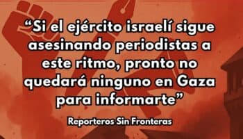 Medios en más de 50 países se unen para exigir protección a periodistas en Gaza: RSF lanza iniciativa global