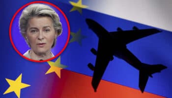 El avión de Ursula Von der Leyen, afectado por una presunta interferencia rusa en el GPS