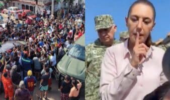 Enfrenta Sheinbaum reclamos en Poza Rica