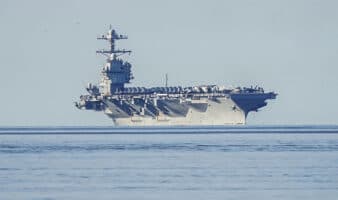 Llega al Caribe el portaaviones estadounidense USS Gerald R. Ford, 'el más grande del mundo'