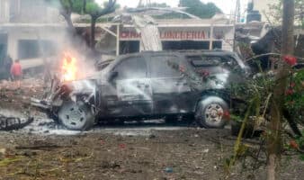 Explosión de coche bomba en Coahuayana fue activada a distancia: Fiscalía de Michoacán