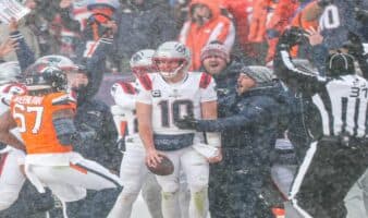 Final AFC: Dan Patriots la campanada en el nevado Empower Field at Mile High
