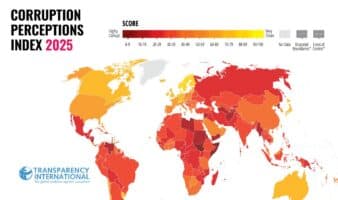 México entre los países peor calificados del Índice de Percepción de la Corrupción Global; Consigue solo 27 de 100 puntos posibles