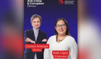 Carmen Aristegui es reconocida con el premio OCCRP al Héroe contra la Delincuencia y la Corrupción