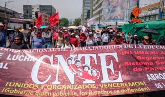 CNTE realizará paro nacional y megamarcha en CDMX; prevén bloqueos y plantón en el Zócalo