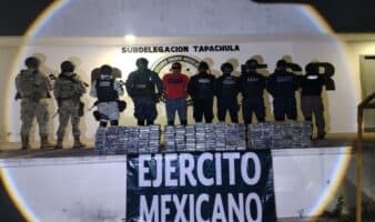 Cae hombre en Chiapas con droga valuada en 1.5 millones de dólares