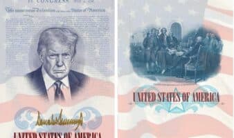 La obsesión de Trump por su imagen: en billetes, monedas, instituciones y hasta pasaportes