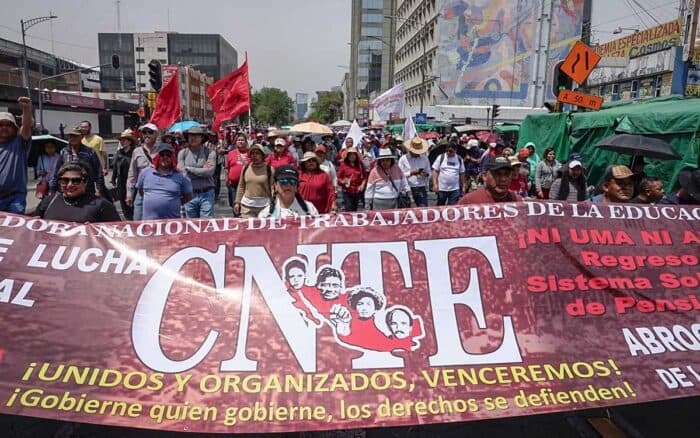 Sin acuerdos con Segob, la CNTE intensificará protestas en la CDMX a días de Mundial