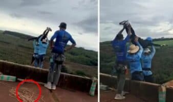 Mujer muere tras ser lanzada desde un puente; trabajadores no le colocaron la cuerda de seguridad