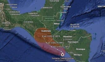 Depresión tropical Tres-E evoluciona a tormenta Cristina mientras Boris amenaza sur de México