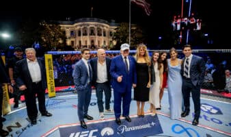 Trump celebra sus 80 años con una inédita velada de UFC en la Casa Blanca | Fotos