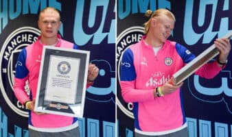 Haaland suma cuatro récords Guinness antes de la Premier League