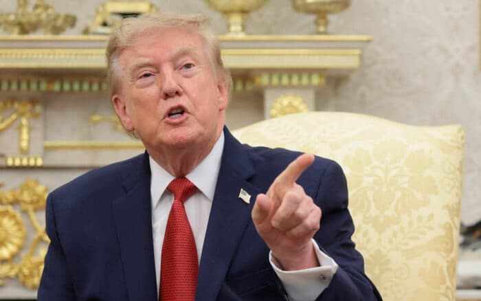 Trump llama 'falsa reportera' a periodista de CNN y la Casa Blanca arremete: 'Tus hijos se avergonzarán'