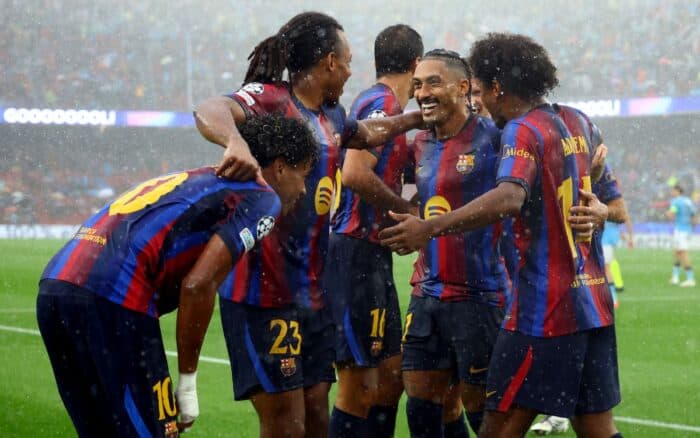 Raphinha lidera el 5-1 del Barça ante al Feyenoord