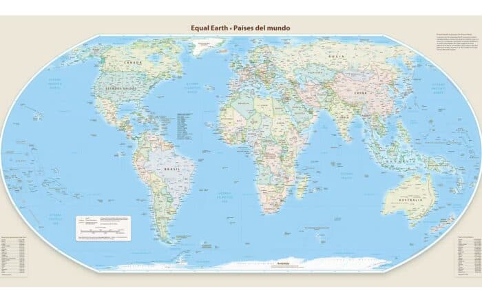 ONU aprueba nuevo mapa que refleje el verdadero tamaño de los continentes